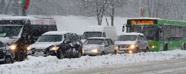 Снегопад в Минске - Sputnik Беларусь