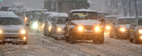 Снегопад в Минске - Sputnik Беларусь