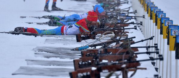 Финал республиканских соревнований по биатлону Снежный снайпер - Sputnik Беларусь