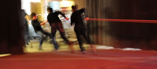 Воздушная гимнастика на ремнях, архивное фото - Sputnik Беларусь