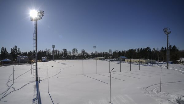 Футбольная тренировочная площадка в городе Зеленогорске - Sputnik Беларусь