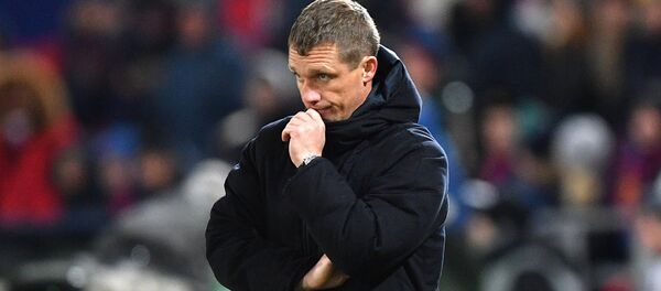 Главный тренер ПФК ЦСКА Виктор Ганчаренко - Sputnik Беларусь