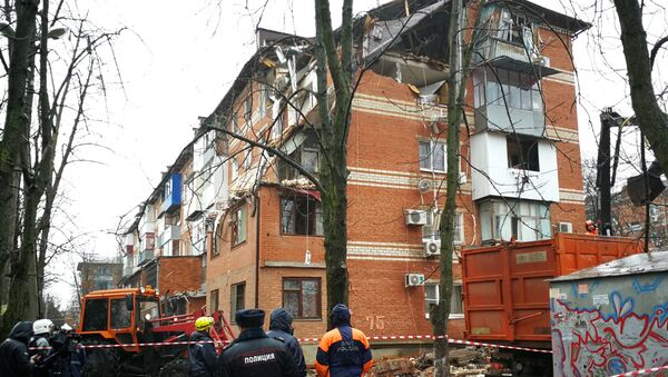 Взрыв газа в жилом доме в Краснодаре - Sputnik Беларусь