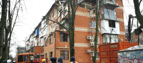 Взрыв газа в жилом доме в Краснодаре Взрыв газа в жилом доме в Краснодаре - Sputnik Беларусь