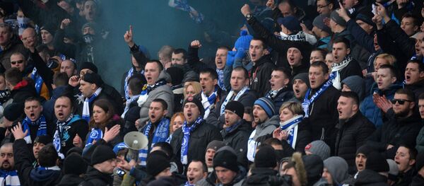 Фанаты брестского Динамо Фанаты брестского Динамо - Sputnik Беларусь