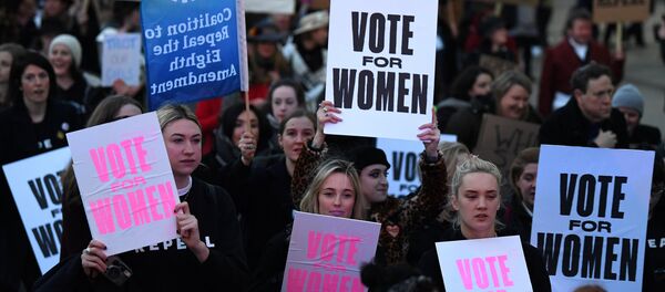 Демонстрация в Ирландии - Sputnik Беларусь