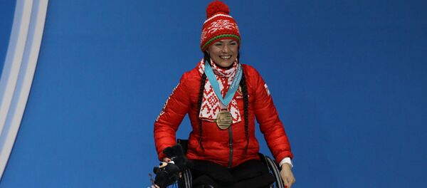 Белоруска Лидия Графеева в спринте на 6 км в категории LW12 добыла бронзу - Sputnik Беларусь