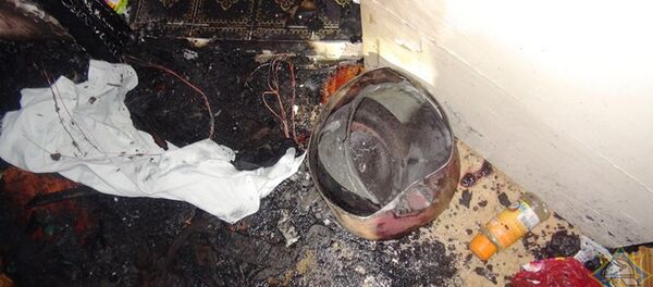 Пожар в Минске - Sputnik Беларусь