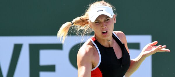 Александра Саснович на турнире в Индиан-Уэллсе - Sputnik Беларусь