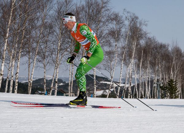 Юрий Голуб на трассе Юрий Голуб на трассе - Sputnik Беларусь