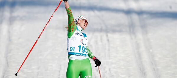 Двукратная паралимпийская чемпионка Светлана Сахоненко Двукратная паралимпийская чемпионка Светлана Сахоненко - Sputnik Беларусь