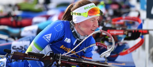 Белорусская биатлонистка Дарья Домрачева - Sputnik Беларусь