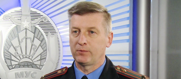 Официальный представитель МВД Беларуси Георгий Евчар  - Sputnik Беларусь