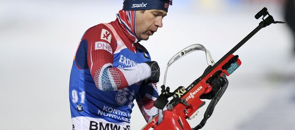Восьмикратный олимпийский чемпион Уле Эйнар Бьорндален Восьмикратный олимпийский чемпион Уле Эйнар Бьорндален - Sputnik Беларусь