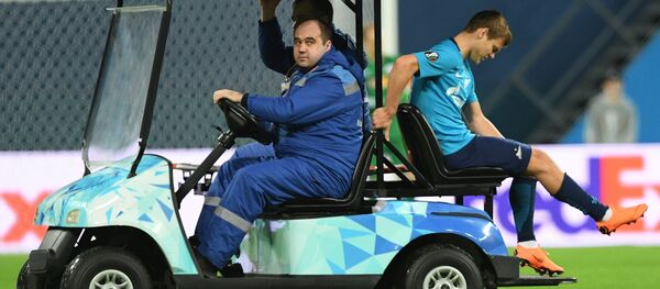 Игрок ФК Зенит Александр Кокорин Игрок ФК Зенит Александр Кокорин - Sputnik Беларусь