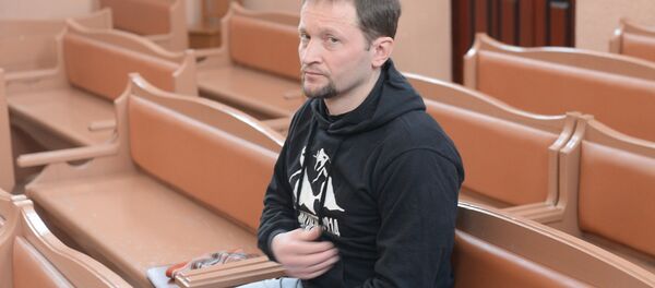 Подполковник Дмитрий Киселарь в зале суда - Sputnik Беларусь