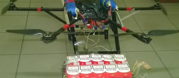 Дрон с контрабандными сигаретами задержан на литовско-белорусской границе - Sputnik Беларусь