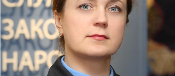 Официальный представитель УВД Витебского облисполкома Ольга Шкуратова - Sputnik Беларусь