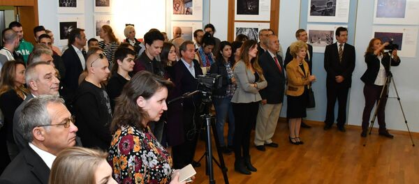 Открытие выставки победителей конкурса им. Андрея Стенина в Афинах - Sputnik Беларусь