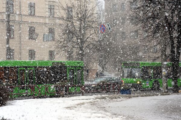 Белорусской столице идет март - Sputnik Беларусь