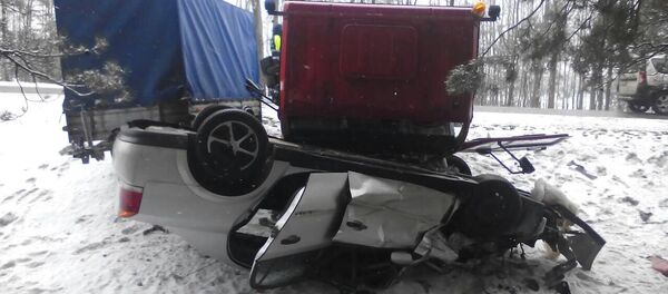 Авария в Минском районе - Sputnik Беларусь