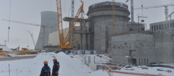 Строительство БелАЭС Строительство БелАЭС - Sputnik Беларусь