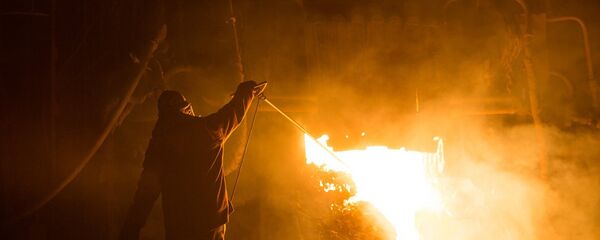 Выплавка стали на БМЗ - Sputnik Беларусь