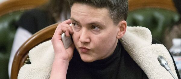 Внефракционный народный депутат Надежда Савченко Внефракционный народный депутат Надежда Савченко - Sputnik Беларусь