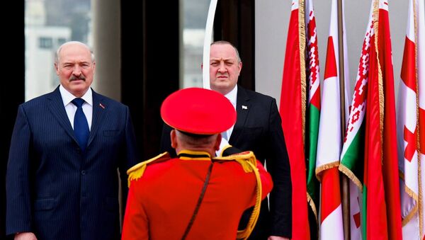 Президенты Беларуси и Грузии провели встречу в Тбилиси, подписали соглашение о сотрудничестве и выступили перед прессой - Sputnik Беларусь