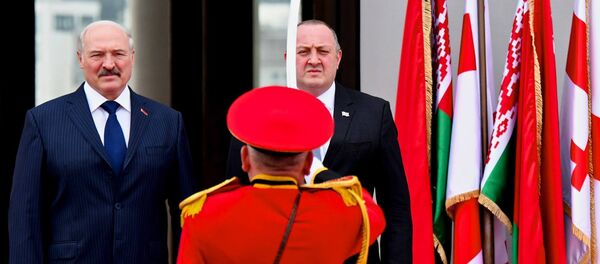 Президенты Беларуси и Грузии провели встречу в Тбилиси, подписали соглашение о сотрудничестве и выступили перед прессой - Sputnik Беларусь