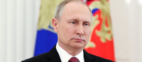 Президент РФ В. Путин выступил с обращением к гражданам России - Sputnik Беларусь
