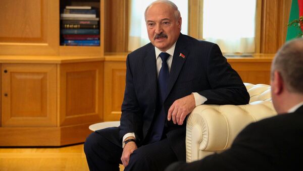 Президент Беларуси Александр Лукашенко во время визита в Грузию - Sputnik Беларусь
