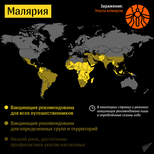 Прививки для путешественников: малярия - Sputnik Беларусь