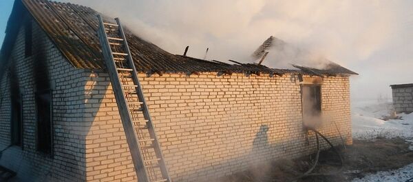 Пожар в Речицком районе - Sputnik Беларусь