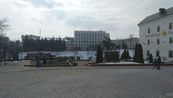 Ситуация около памятника Ольгерду в Витебске в День Воли - Sputnik Беларусь