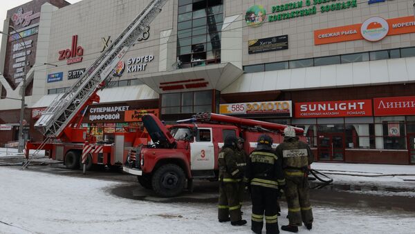 Пожар в торговом центре «Зимняя вишня» в Кемерово - Sputnik Беларусь