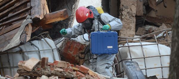 Взрыв и обрушение здания в деревне Станьково - Sputnik Беларусь