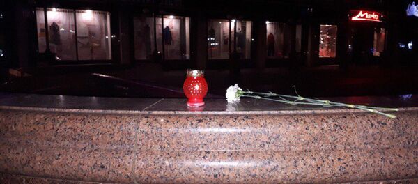 Цветы на площади Победы в Витебске - Sputnik Беларусь