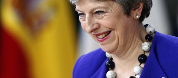 Британский премьер-министр Тереза Мэй Британский премьер-министр Тереза Мэй - Sputnik Беларусь