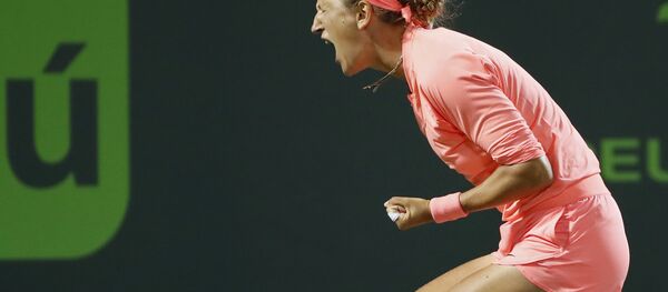 Белорусская теннисистка Виктория Азаренко Белорусская теннисистка Виктория Азаренко - Sputnik Беларусь