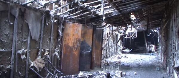 Работа следователей в ТЦ Зимняя вишня в Кемерово - Sputnik Беларусь