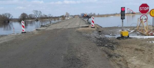 Понтонная переправа через Припять - Sputnik Беларусь