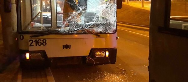 Два троллейбуса столкнулись в Минске - Sputnik Беларусь