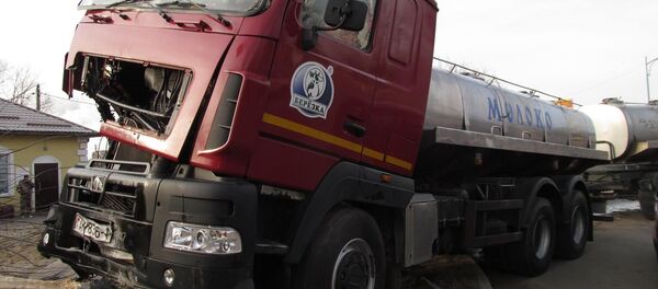 Место ДТП в Березе - Sputnik Беларусь