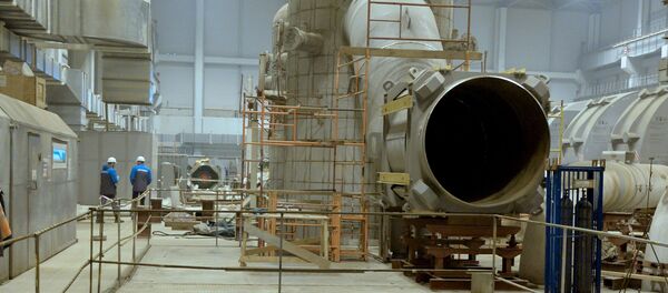 Турбінны зала БелАЭС - Sputnik Беларусь