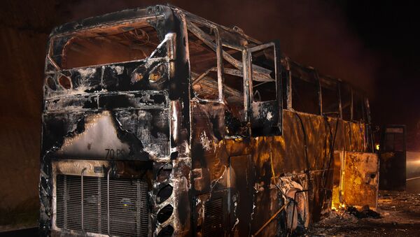 Автобус с пассажирами сгорел в Таиланде - Sputnik Беларусь