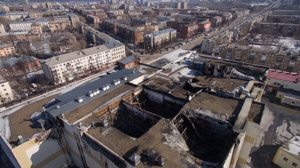 Сгоревшие кинозалы в торгово-развлекательном центре «Зимняя вишня» в Кемерово, архивное фото - Sputnik Беларусь