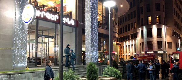 Взрыв в ресторане Бургер кинг в Ереване Взрыв в ресторане Бургер кинг в Ереване - Sputnik Беларусь