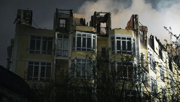 Пожар пятиэтажки в Сочи - Sputnik Беларусь