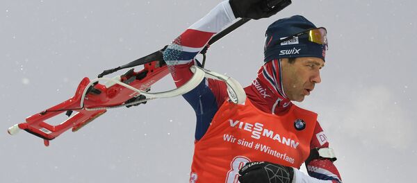 Биатлонист Уле Эйнар Бьорндален Биатлонист Уле Эйнар Бьорндален - Sputnik Беларусь